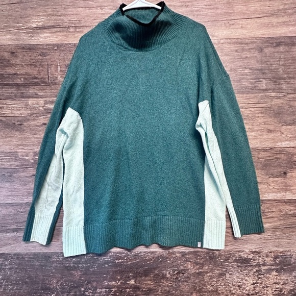 Talbots Green Cowl Neck Sweater with Soft Texture - Picture 1 of 11